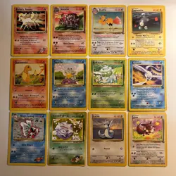 Lot of 12 Vintage Pokemon Cards Good Condition WOTC - Image 1