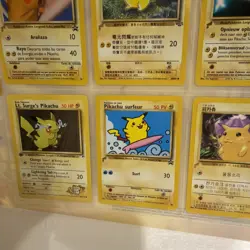 LP/MP COMPLETE Pokemon 9-Card WORLD COLLECTION Promo PIKACHU - Image 5
