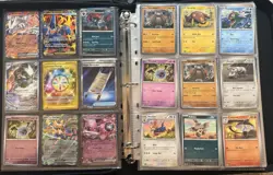 HUGE Pokemon / One Piece mix Binder Card Collection 495 lot Modern set. Extra - Image 3