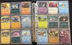HUGE Pokemon / One Piece mix Binder Card Collection 495 lot Modern set. Extra - Image 4