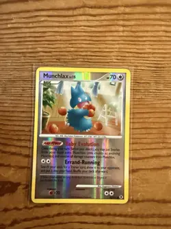 Pokemon Munchlax TCG Reverse Holo Common Card 70/111 Platinum Rising Rivals - Image 1