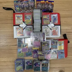 Pokemon TCG - Lot of Cards/ 3 Empty Mint Binders/Packs - See Full Desciption! - Image 1