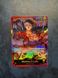 ST10-002 Monkey D Luffy Leader The Three Captains One Piece Card Game ccg - Image 1