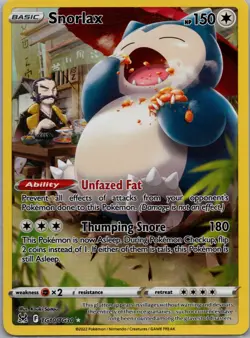 Snorlax TG10/TG30 Swsh11: Lost Origin Trainer Gallery Holo Pokemon NM - Image 1