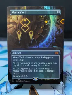 MTG Double Masters 2022 Mana Vault (Borderless) 394 Foil - Image 1