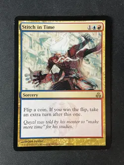 MTG Guildpact #132 Stitch in Time Sorcery LP - Image 1