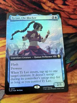 Ty Lee, Chi Blocker - Foil - Extended Art Avatar MTG - Image 2