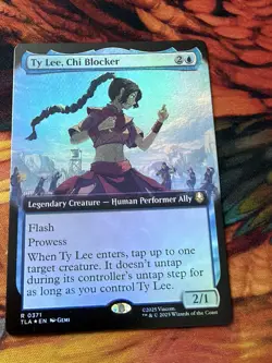 Ty Lee, Chi Blocker - Foil - Extended Art Avatar MTG - Image 4