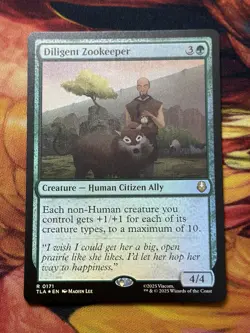 Diligent Zookeeper - Foil Avatar MTG - Image 4