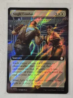 MTG Single Combat (Extended Art) (Surge Foil) R 986 Universes Beyond: Fallout - Image 1