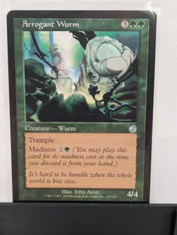 MTG - Arrogant Wurm - Torment - Regular - x4 playset - Image 2