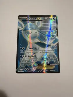 TCG Pokemon English XY Glaceon EX (Full Art) 116/124 Fates Collide - Light Play - Image 1