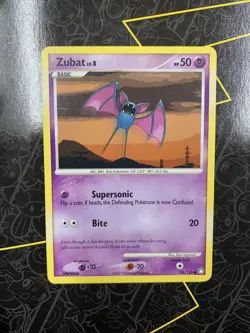 Pokemon ZUBAT LV.8 108/123 COMMON CARD MYSTERIOUS TREASURES D1 - Image 1