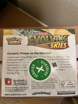 Pokemon Sword & Shield Evolving Skies Booster Box 36 Packs FACTORY - Image 2