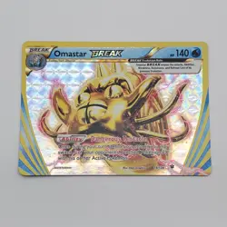 Pokemon Omastar BREAK 19/124 Fates Collide Ultra Rare Holo LP TCG - Image 1