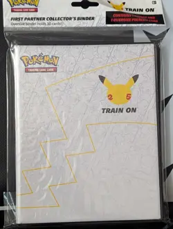 Pokemon 25th Anniversary First Partner Collector's Binder SEALED w/Pikachu 820650809606 - Image 1