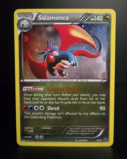 Pokemon TCG - SALAMENCE - 8/20 - COSMOS HOLO PROMO - XY DRAGON VAULT 2012 -HP/MP - Image 1