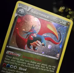Pokemon TCG - SALAMENCE - 8/20 - COSMOS HOLO PROMO - XY DRAGON VAULT 2012 -HP/MP - Image 3