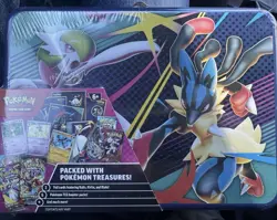 2025 Pokemon TCG Collector Treasure Chest Lunch Box Tin Q4 New & Sealed - Image 2
