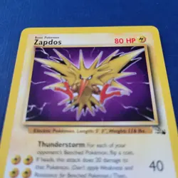 Pokemon Zapdos 30/62 Fossil Regular Lightly/Moderately Played *FREE SHIPPING* - Image 2