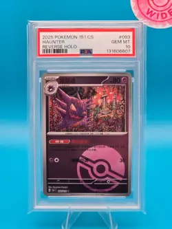 PSA 10 - 2025 POKEMON SIMPLIFIED CHINESE 151 C-COLLECTION 151 093 HAUNTER REV. H - Image 1