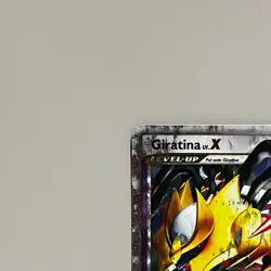 DAMAGED Giratina LV.X 124/127 Platinum Holo Rare Pokemon TCG LP - Image 2