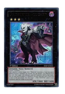 Yugioh- 1X Ghostrick Alucard - Ultra Rare - 1st Edition - SHSP-EN052 - Near Mint - Image 1