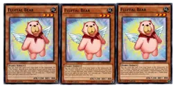 Yugioh- 3X Fluffal Bear - Common - 1st Edition - MP15-EN139 - Near Mint - Image 1
