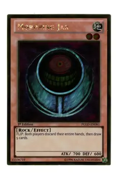 Yugioh- 1X Morphing Jar - Gold Rare - 1st Edition - PGLD-EN081 - Near Mint - Image 1