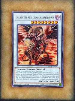 Yugioh Scarlight Red Dragon Archfiend DPDG-EN031 Rare 1st Ed NM - Image 1