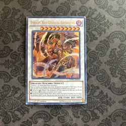 Yu-Gi-Oh! Dimensional Guardians Tyrant Red Dragon Archfiend #DPDG-EN030 1st Ed - Image 1