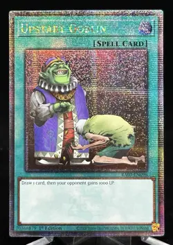 Yu-Gi-Oh! – Upstart Goblin – #RA03-EN096 –QCR - 1st Ed - Image 1