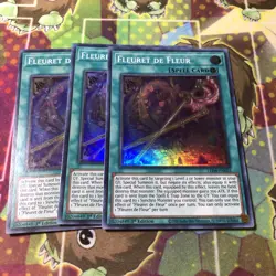 3x Fleuret De Fleur 1st Edition Super Rare LED8-EN025 Yu-Gi-Oh! - Image 1
