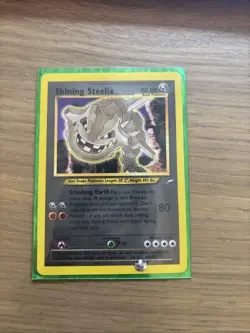 Shining Steelix Neo Destiny 112/105 Holo Pokemon - Image 1