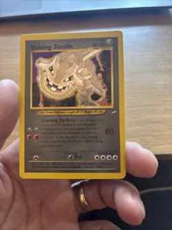 Shining Steelix Neo Destiny 112/105 Holo Pokemon - Image 4