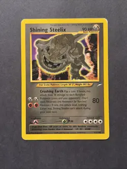 Pokemon TCG Shining Steelix 112/105 Neo Destiny Secret Rare Holo - Image 1
