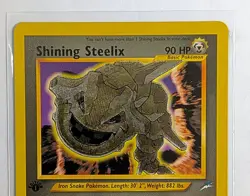 Pokemon TCG Neo Destiny Shining Steelix Holo Card 112/105 - Image 2