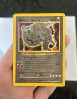 Pokemon 2002 Shining Steelix Neo Destiny Unlimited Holo Secret Rare 112/105 MP - Image 1