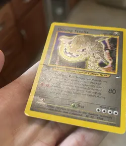 Pokemon 2002 Shining Steelix Neo Destiny Unlimited Holo Secret Rare 112/105 MP - Image 3