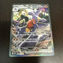 Pokemon TCG Cynthia's Garchomp EX 232/182 Destined Rivals Holo 330HP English - Image 1