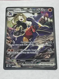 Cynthia’s Garchomp Ex 232/182 SIR Pokemon TCG Destined Rivals English- Near Mint - Image 1