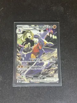 Pokemon TCG Cynthia's Garchomp EX Holo Card 232/182 Sv10: Destined Rivals SIR - Image 1