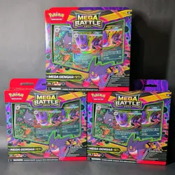 [SEALED] Pokemon TCG Mega Battle Deck (Mega Gengar ex) - Lot of 3 - Image 1