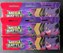 [SEALED] Pokemon TCG Mega Battle Deck (Mega Gengar ex) - Lot of 3 - Image 3