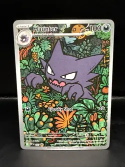 Pokemon TCG Haunter 027 Illustration Rare Promo Mega Evolution Battle Deck B - Image 1