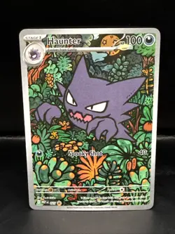 Pokemon TCG Haunter 027 Illustration Rare Promo Mega Evolution Battle Deck B - Image 2