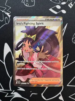 Iris's Fighting Spirit 180/159 Pokemon TCG S&V Journey Together Ultra Rare - Image 1