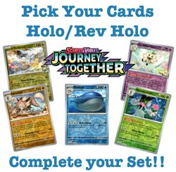 Pokemon Journey Together Holo/Reverse Holo-Pick your card 1-159 Updated 1/20/26 - Image 1