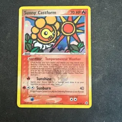 Sunny Castform 26/101 Reverse Holo Pokemon TCG EX Hidden Legends - Image 1