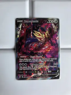 Pokemon TCG Zamazenta v Crown Zenith Galarian Gallery Ultra Rare Card GG54/GG70 - Image 2